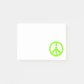 Vredessymbool voor Chartreuse Post-it® Notes (Voorkant)