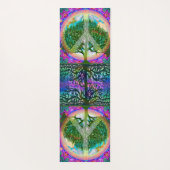 Vredessymbool voor het leven Namaste Yoga Mat (Achterkant)
