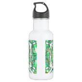 Vredessymbool, Yin Yang, boom van het leven in het Waterfles (Achterkant)