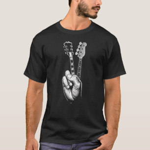 Vredesteken Akoestische Gitaar Vingers Gitarist Mu T-shirt