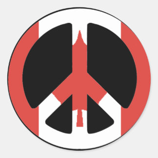 Vredesteken Canada Ronde Sticker