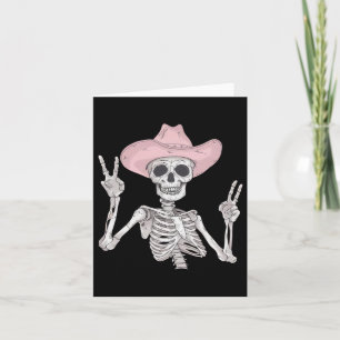 Vredesteken Cowboy Pet Western Mexicaans Halloween Kaart