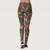 Vredesteken, Doodles Leggings (Achterkant)