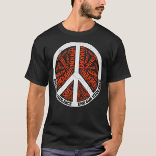 Vredesteken Draag Sinaasappel genoeg Einde Pistool T-shirt