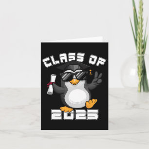 Vredesteken Hand Penguin CL van 2025 Afstuderen Kaart