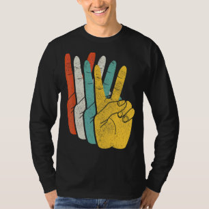 Vredesteken Hand Retro Hippie T-shirt