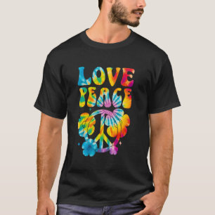 Vredesteken Liefde 60s 70s Kostuum Groovy Tie Dye T-shirt