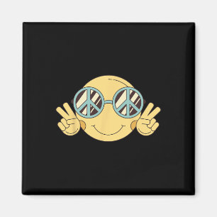 Vredesteken Liefde jaren 60 jaren 70 Groovy Hippie Magneet