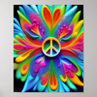 Vredesteken Psychedelic Boho Retro Art