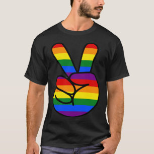 Vredesteken Rainbow Hippie Love T-shirt