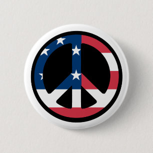 vredesteken ronde button 5,7 cm