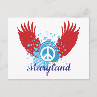 Vredesteken van Maryland Briefkaart