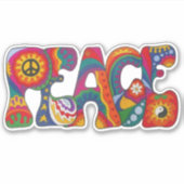 Vredesticker Sticker (Voorkant)