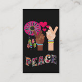 VredesVisitekaartje Visitekaartje (Achterkant)