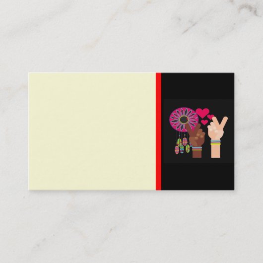 VredesVisitekaartje Visitekaartje (Voorkant)