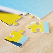 Vredesvlag van Saint Lucia. Legpuzzel (Zijkant)