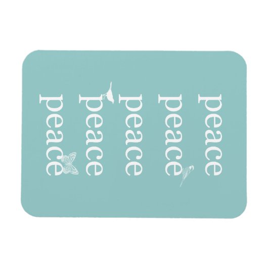 Vredesvogels Magneet (Horizontaal)