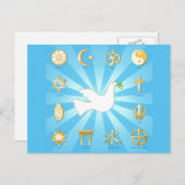 Vredeswereld Briefkaart (Voorkant / Achterkant)