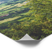 Vredig bergzicht poster (Hoek)