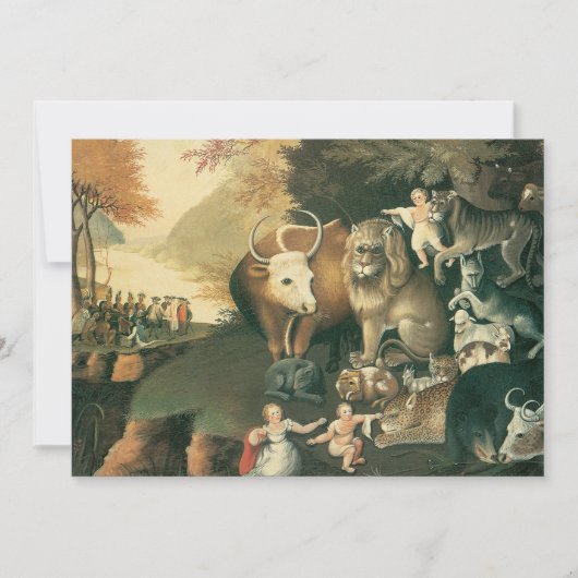 Vredig Koninkrijk door Edward Hicks Oude Folklore  (Voorkant)