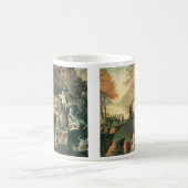 Vredig Koninkrijk door Edward Hicks Oude Volkskuns Koffiemok (Center)