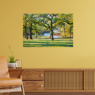 Vredig Landschap Bomen Meer Kunstprint Poster