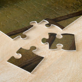 Vredige Country Scene Saltbox House Hills Trees Legpuzzel (Zijkant)