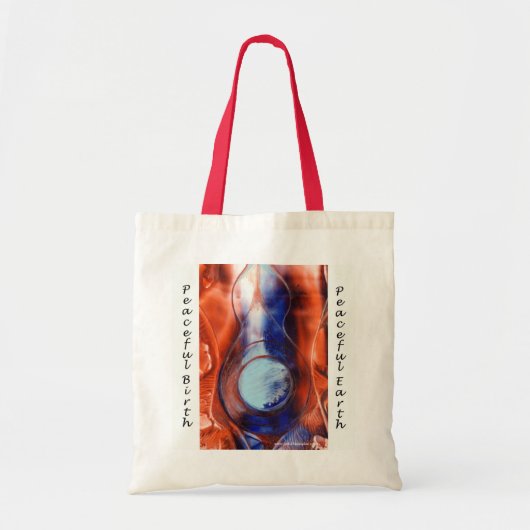 vredige geboortezak tote bag (Voorkant)