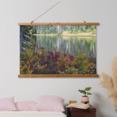 Vredige Lake Vibrant Herfst Kleurenlandschap Hangend Wandkleed (Slaapkamer)