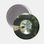 Vredigheid Blue Boat Llangollen Canal Magneet (Voorkant / Achterkant)