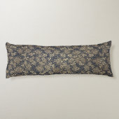 Vreedzaam Blauw & Cream Batik Body Kussen (Achterkant)