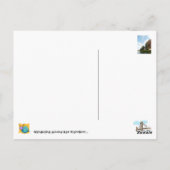 Vreedzaam denken en geweldig leven... briefkaart (Achterkant)