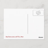 Vreedzaam Engels platteland Briefkaart (Achterkant)