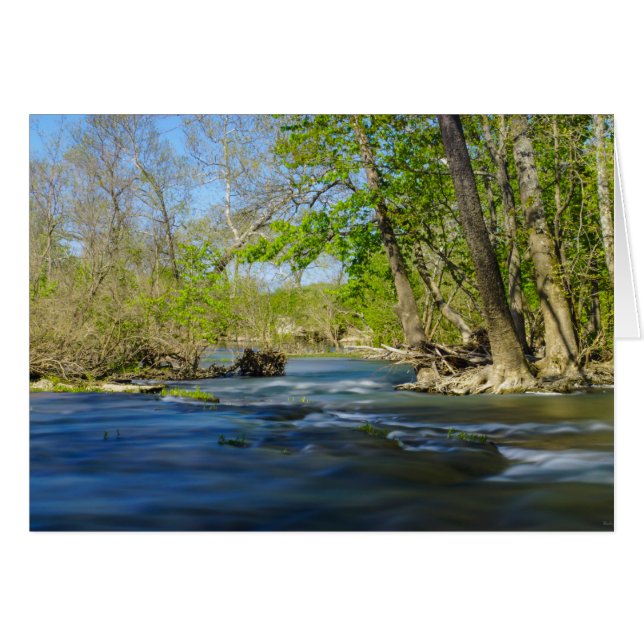 Vreedzaam in de rivier (Voorkant Horizontaal)