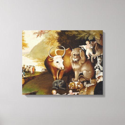 Vreedzaam Koninkrijk Dier Hicks Classic Canvas Afdruk (Voorkant)