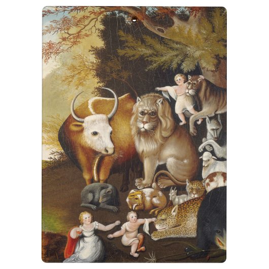 Vreedzaam Koninkrijk Dier Hicks Classic Klembord (Achterkant)