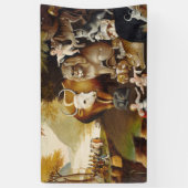 Vreedzaam Koninkrijk Dier Hicks Classic Spandoek (Verticaal)