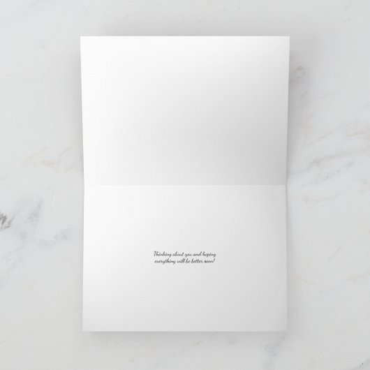 Vreedzaam landschap verzenden gedachten Art Kaart (Binnen)