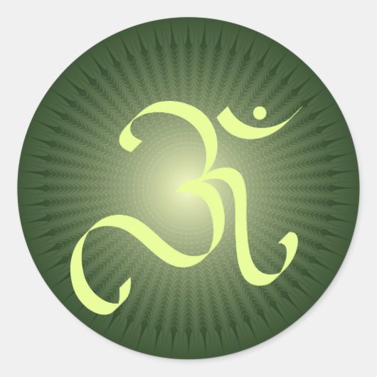 Vreedzaam OM - Sticker (Voorkant)