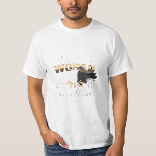 vreedzaam T-shirt (Voorkant)