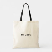 Vreedzaam teken tote bag (Achterkant)