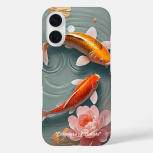 "Vreedzaam vijverleven" iPhone 16 Hoesje