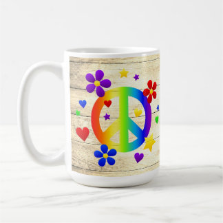 Vreedzaam vredessymbool koffiemok