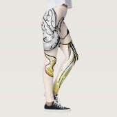 Vreedzame beschermer met Duif Leggings (Rechts)