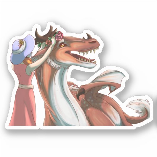 Vreedzame dagen sticker (Voorkant)