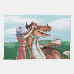 Vreedzame dagen theedoek