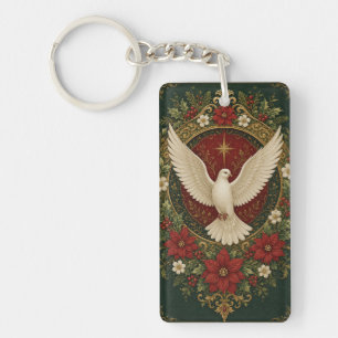 Vreedzame Duif Vakantie Sleutelhanger