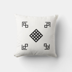 Vreedzame Energie Minimalistische Tibetaanse Kus Kussen