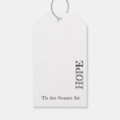 Vreedzame Geboorte in Manger Cadeaulabel (Achterkant)