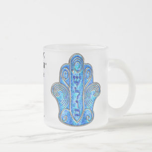 Vreedzame Hamsa Matglas Koffiemok